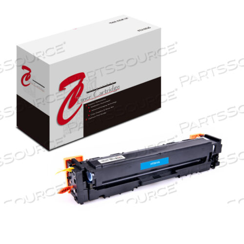 Replaces HP (Hewlett-Packard) CF501ATONER CARTRIDGE, REPLACEMENT FOR HP 202A COLOR LASERJET PRO M254, MFP M281 CYAN (1,300 YIELD)