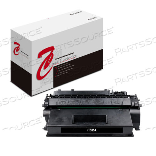 Replaces HP (Hewlett-Packard) CE505ATONER CARTRIDGE, REPLACEMENT FOR HP LASERJET P2035, HP LASERJET P2035N, HP LASERJET P2050 SERIES, HP LASERJET P2055, HP LASERJET P2055D, HP LASER