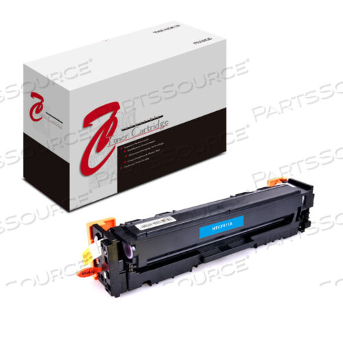 Replaces HP (Hewlett-Packard) CF511ATONER CARTRIDGE, REPLACEMENT FOR HP 204A COLOR LASERJET PRO MFP M180 CYAN (900 YIELD)