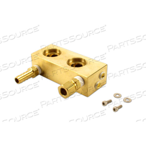Replaces Midmark Corp. 029-2755-00MANIFOLD BLOCK ASSEMBLY, BRASS