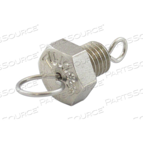 Replaces Tuttnauer CB842010AIR JET VALVE, RED TOP, 1/4 IN-28, 10 MM HEX, STAINLESS STEEL