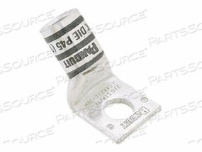 OEM#: LCAX4/0-14H-XLUG, RING, 45 DEG. BARREL, NON-INSULATED, 4/0 AWG FLEX, 1/4 IN. by Panduit