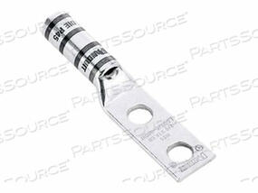 OEM#: LCC6-14AW-LLUG, COMPRESSION, 2H, LONG, 6 AWG, 1/4 IN., 0.63 IN. SPACING by Panduit