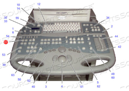 OEM#: 8239559S2, PUSHKEY, STD by Siemens Medical Solutions