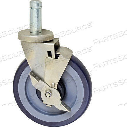 Replaces International Storage Systems CM6PSBCASTER W-BRAKE 6 ISS STAINLESS