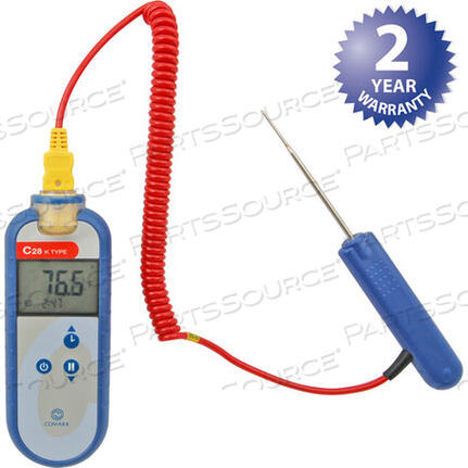 OEM#: C48/P5THERMOMETER, W/PROBE, CASE, C28 by Comark Instruments (Fluke)