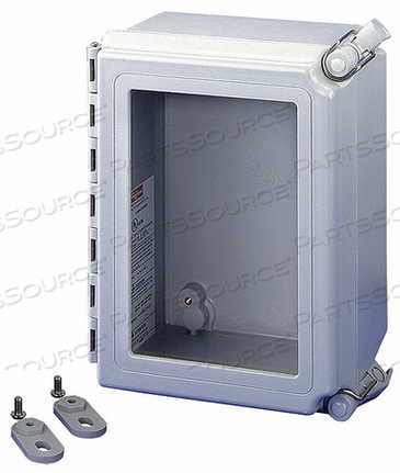 OEM#: A864CHQRFGENCLOSURE, WALL MOUNT, NONMETALLIC, HXWXD: 8 X 6 X 4 IN. by Hoffman