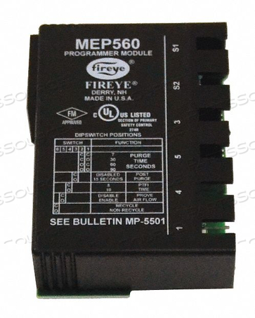 OEM#: MEP560PRG MDLE, 10SEC TFI, RNCHK SW by Fireye
