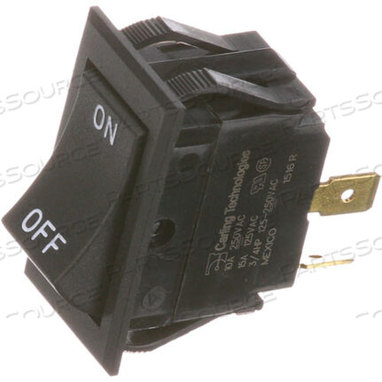 Replaces Blodgett M5132SWITCH, ON/OFF BLACK ROCKER