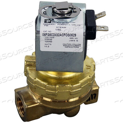 Replaces Cleveland Range, LLC FK22224SOLENOID VALVE 3/8 110/120V