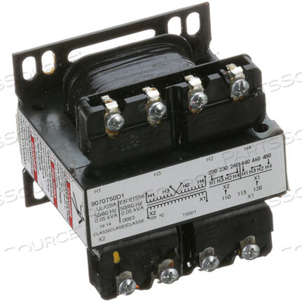 Replaces Hobart Corporation 00-855036-00001240/480 TRANSFORMER 115/50/60