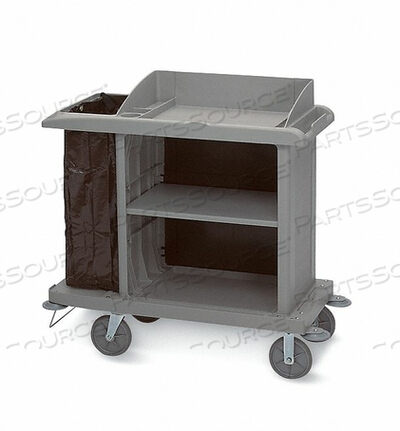 OEM#: FG619000BLACLASSIC COMPACT HOUSEKEEPING CART 6190 by Rubbermaid Medical Division