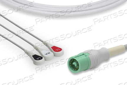 Replaces Advantage Medical Cables, Inc (AMC a LifeSync Company) CB-83319R-DS3 LEAD 12 PIN TRUNK CABLE