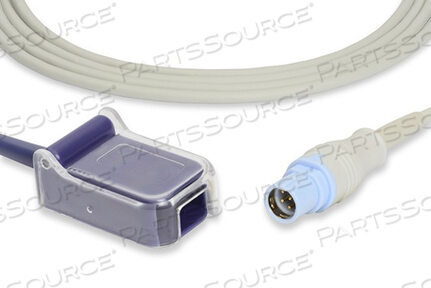 Replaces Draeger Inc. MS18683SPO2 ADAPTER CABLE, 4 MM, 3 M CABLE, TPU JACKET, GRAY, MEETS AAMI ANSI EC53