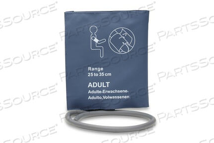 Replaces Advantage Medical Cables, Inc (AMC a LifeSync Company) CU-US2635MQNIBP CUFF, MEDIUM ADULT SINGLE HOSE, 25 TO 35 CM
