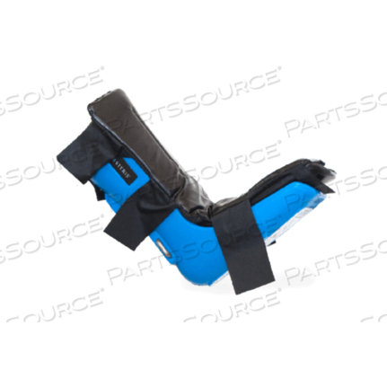 BOOT PADS CLAM SHELL STYLE - FOR STERIS POWERLIFT LEGHOLDERS (PAIR) - MEMORY FOAM W/ 4-WAY STRETCH VINYL COVER