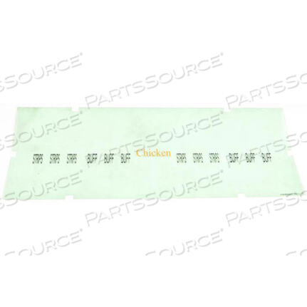 OEM#: A6085501LABEL,OVRELAY HOOTERS CHKN by Pitco