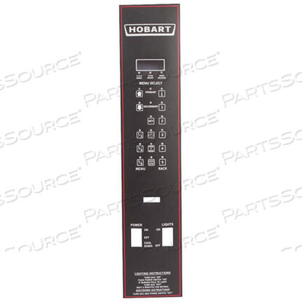 OEM#: 00-424845-00001PROGRAMMABLE-HGC5 OVERLY by Hobart Corporation