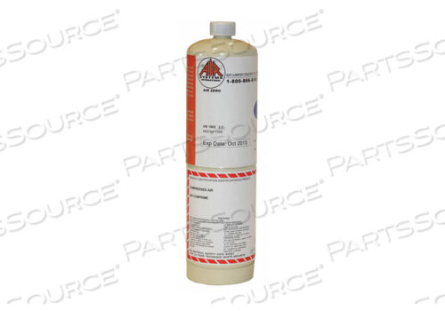 OEM#: BBG-00ZERO AIR CALIBRATION GAS FOR CO MONITORS, 17 LÁ by Air Systems International