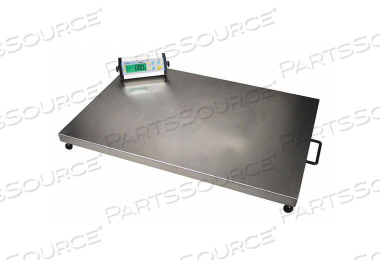 OEM#: CPWPLUS 75LCPWPLUS DIGITAL PLATFORM SCALE W/WHEELS, 165 LB X 0.05 LB, 35-3/8X23-5/8 PLATFORM by Adam Equipment