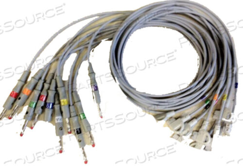 Replaces Philips Healthcare M1713BPAGEWRITER TRIM/TOUCH/XLI COMPLETE 10 LEADS ECG CABLE