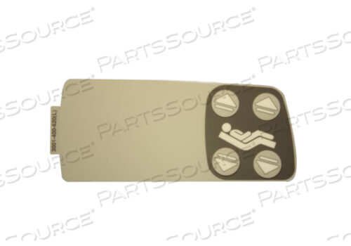 HEAD END SIDERAIL INNER LEFT STANDARD LABEL FOR SECURE 3000 BED