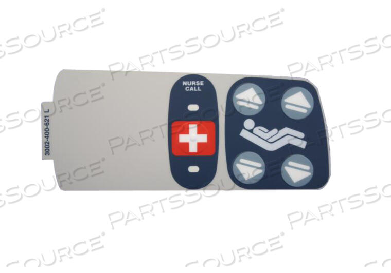 OEM#: 3002400621INNER LEFT NURSE CALL LABEL by Stryker Medical