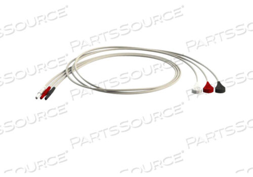 Replaces Advantage Medical Cables, Inc (AMC a LifeSync Company) LW-2090029/3ALEADWIRE SET, TPU JACKET, GRAY, SNAP, 3 LEADS, MEETS AAMI ANSI EC53, ISO 10993-1, ISO 10993-5, ISO 10993-10
