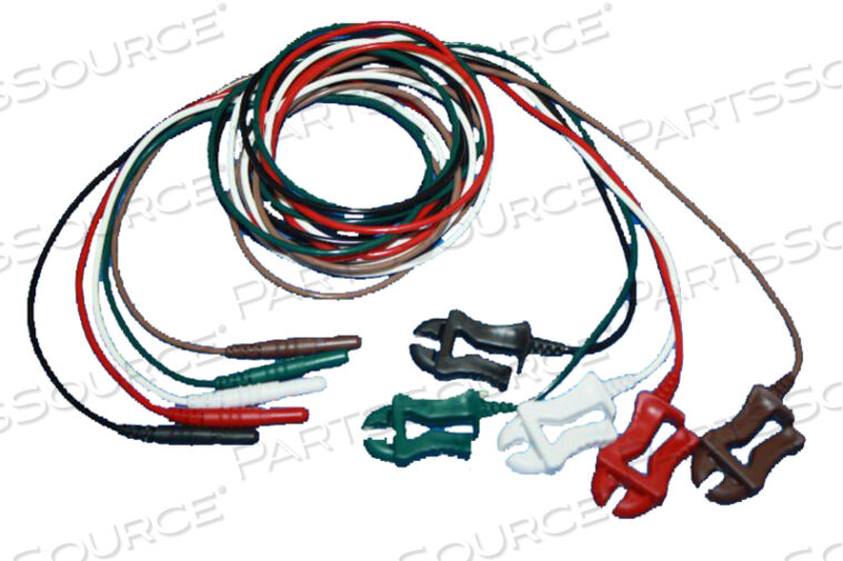 Replaces Advantage Medical Cables, Inc (AMC a LifeSync Company) LW-2700051/5A5 LEAD ECG PINCH LEAD WIRES - 40