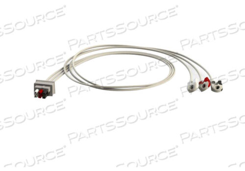 Replaces Advantage Medical Cables, Inc (AMC a LifeSync Company) LW-3600029/3A3 LEAD PINCH ECG CABLE