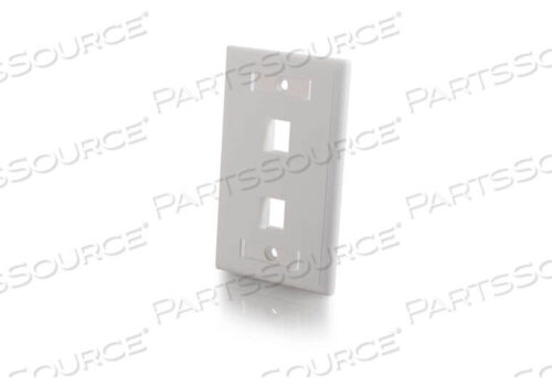 OEM#: 034112-PORT KEYSTONE WALLPLATE WHT by Legrand AV (C2G)