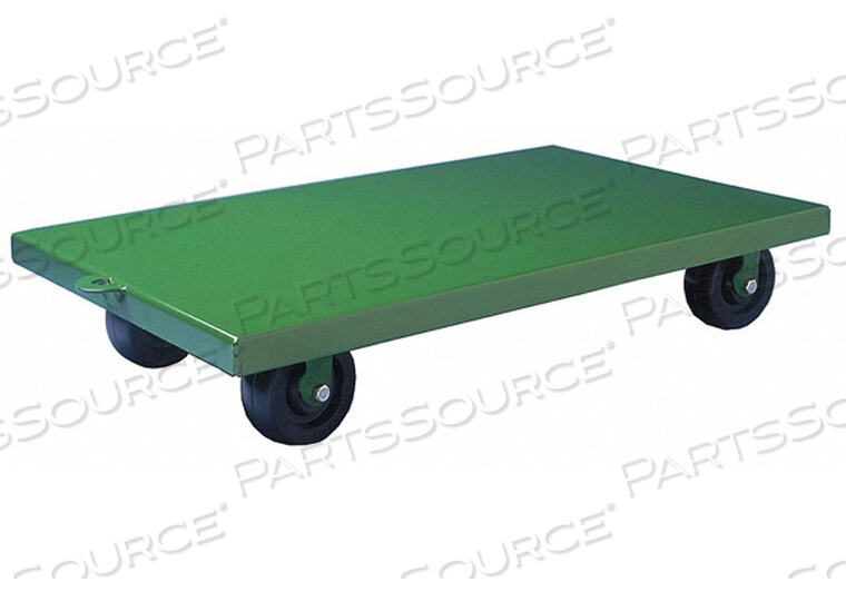 OEM#: LD-1627-4HRSTEEL DOLLY - LIP-DOWN - 16 X 27 - 4 HARD RUBBER WHEELS - 1600 LB. CAPACITY by Fairbanks Scale