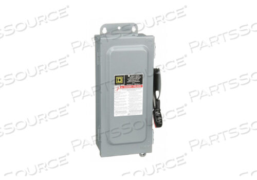 SAFETY SWITCH 600VAC 3PST 30 AMPS AC