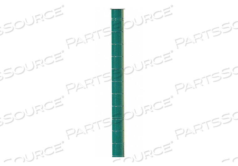 OEM#: 33UPK3METRO SUPER ERECTA 33UPK3 SITESELECT MOBILE-READY INDUSTRIAL WIRE SHELVING POST, METROSEAL GREEN EPOXY, 33 H by Intermetro Industries (Emerson)