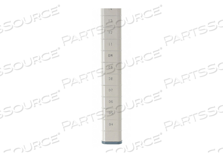 OEM#: MQ33UPEMETROMAX MQ33UPE MOBILE-READY INDUSTRIAL SHELVING POST, EPOXY COATED STEEL, 33 H by Intermetro Industries (Emerson)