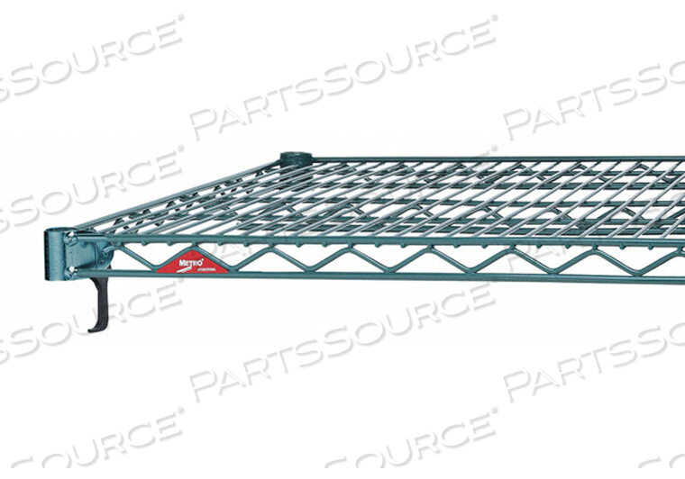 OEM#: A2436NK3METRO SUPER ADJUSTABLE SUPER ERECTA A2436NK3 INDUSTRIAL WIRE SHELF, METROSEAL GREEN EPOXY, 24 X 36 by Intermetro Industries (Emerson)