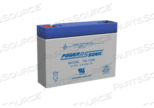 Replaces SSCOR, Inc. 80635BATTERY, 2.8 AH, SEALED LEAD ACID, 12 V