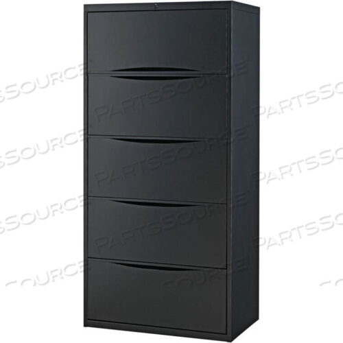OEM#: LF-30-5D-BLACKINTERION 30 PREMIUM LATERAL FILE CABINET 5 DRAWER BLACK by Jiaxing Haihong Mechanical & Electrical