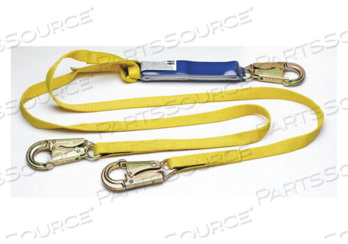 OEM#: C411100DECOIL TWINLEG LANYARD DCELL SHOCK 6FT by Werner