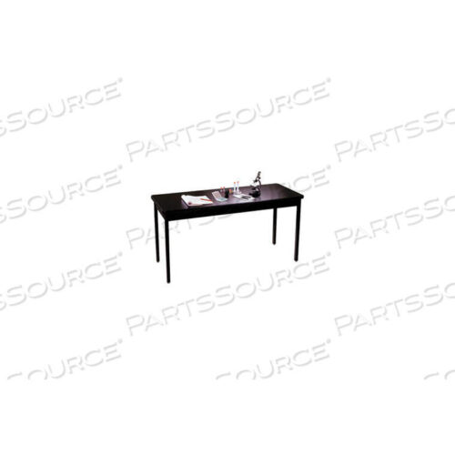 OEM#: 802472BABBVPLASTICS SCIENCE TABLE - CHEMICAL RESISTANT TOP - STEEL FRAME 24X72 by Allied