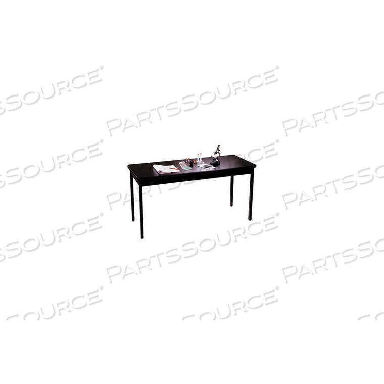 OEM#: 802472BABBVPLASTICS SCIENCE TABLE - CHEMICAL RESISTANT TOP - STEEL FRAME 24X72 by Allied