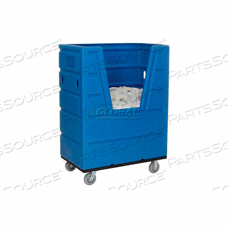 OEM#: BTBBPBHOPPER FRONT PLASTIC BULK TRUCK, 43 CU. FT., BLUE by Quality Industries LLC