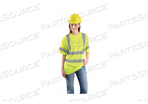 OEM#: LUX-SSETP3B-Y2XCLASS 3 CLASSIC WICKING BIRDSEYE T-SHIRT WITH POCKET YELLOW, 2XL by Occunomix