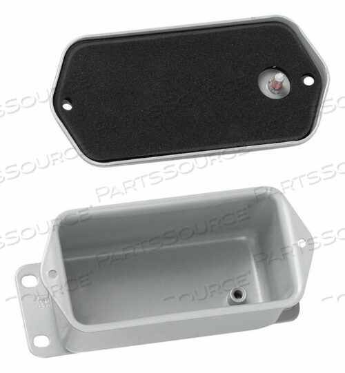 OEM#: A404DSCENCLOSURE, WALL MOUNT, STEEL, HXWXD: 4 X 4 X 2 IN. by Hoffman