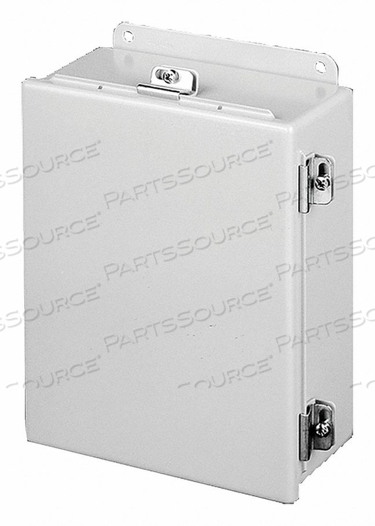 OEM#: A1212CHNFJ BOX, HINGED COVER, TYPE 4, 12.00X12.00X6.00, STEEL/GRAY by Hoffman