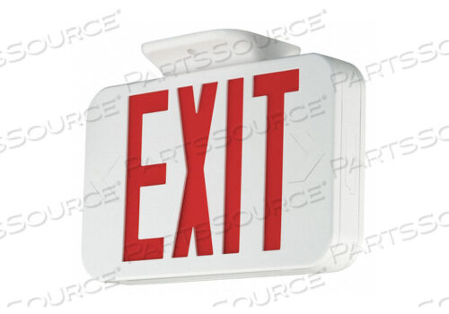 OEM#: CERLED EXIT SIGN, RED W/ WHITE HOUSING, BATTERY BACK-UP by Hubbell Power Systems