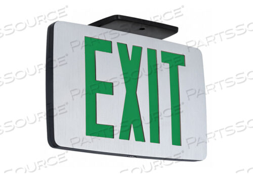 OEM#: CCEDGEEXIT SIGN WITH BATTERY BACKUP 1W GREEN by Hubbell Power Systems
