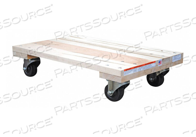 OEM#: HDOS-1624-9HARDWOOD DOLLY - SOLID DECK by Vestil Manufacturing Corp.