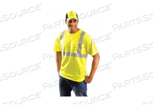OEM#: LUX-SSETP2-YXLSTANDARD WICKING T-SHIRT W/ POCKET, CLASS 2, ANSI, HI-VIS YELLOW, XL by Occunomix