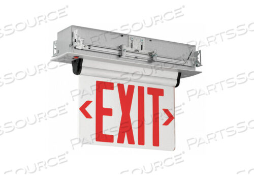 OEM#: CELR2RNEEXIT SIGN 3.7W LED RED/SILVER RECESSED by Hubbell Power Systems